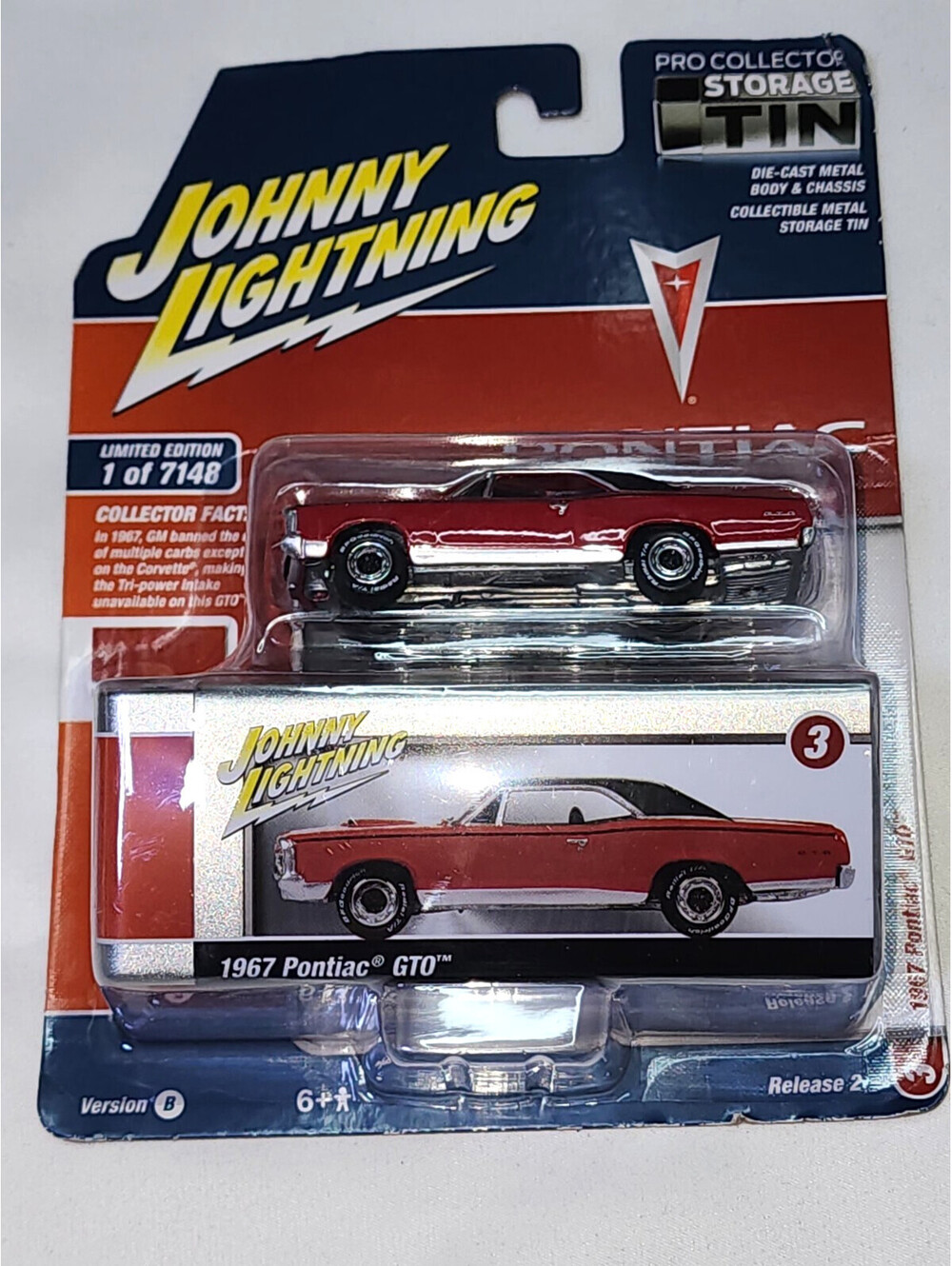 Johnny Lightning Pontiac GTO Regimental Red